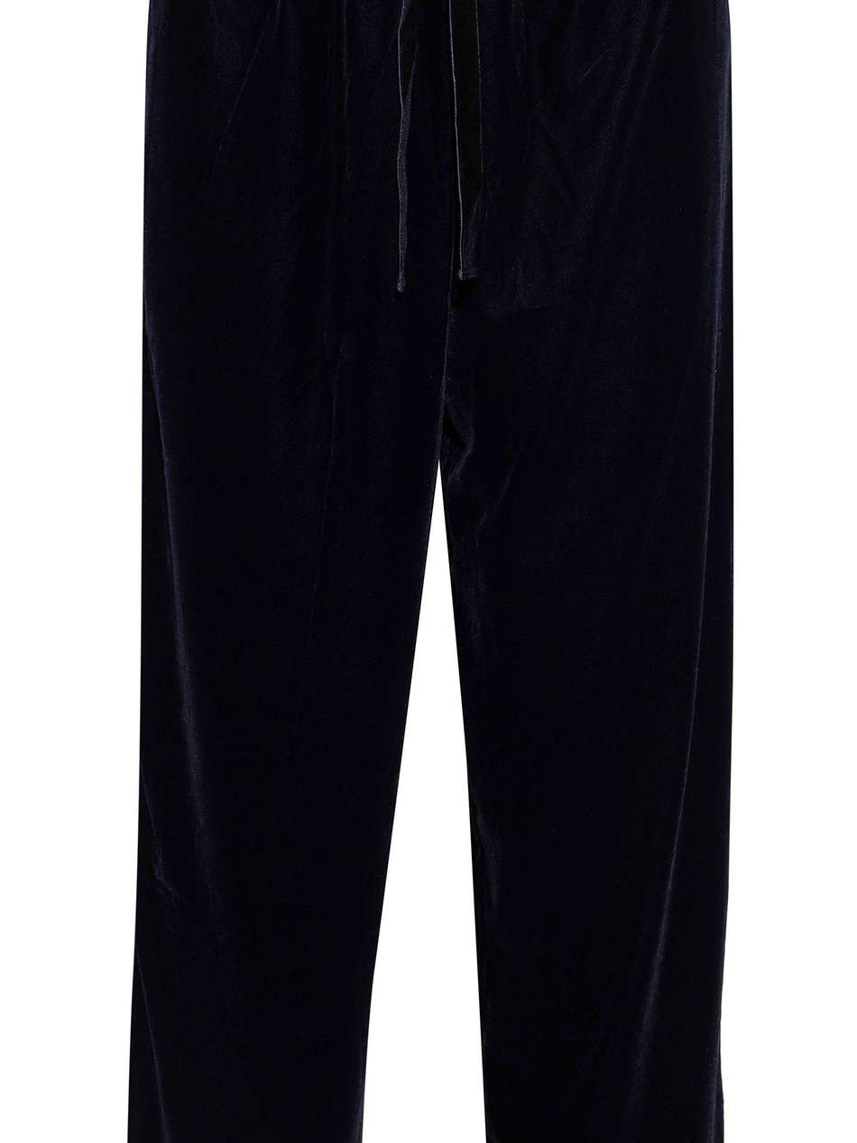 gart velvet straight-leg pants