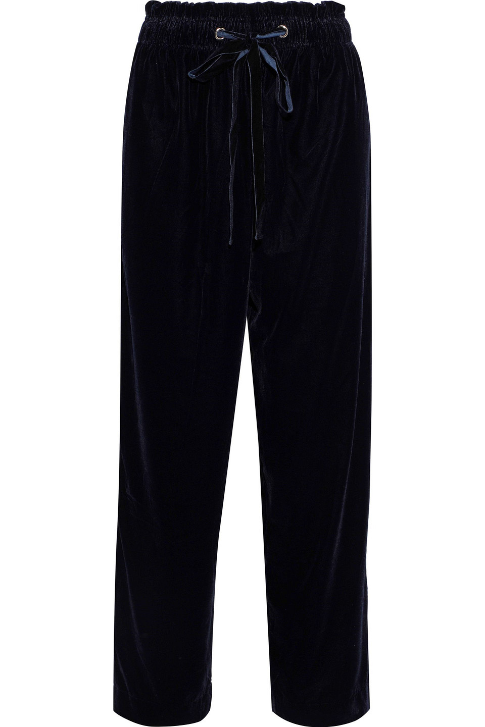 Gart velvet straight-leg pants