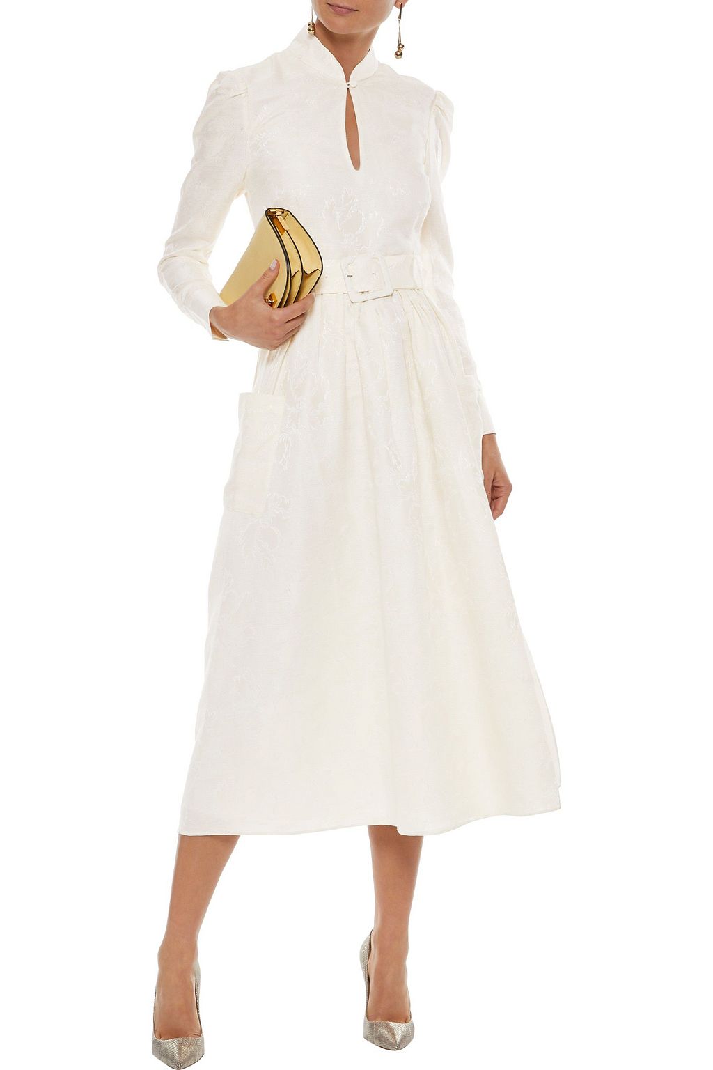 CO Belted jacquard midi dress | THE OUTNET