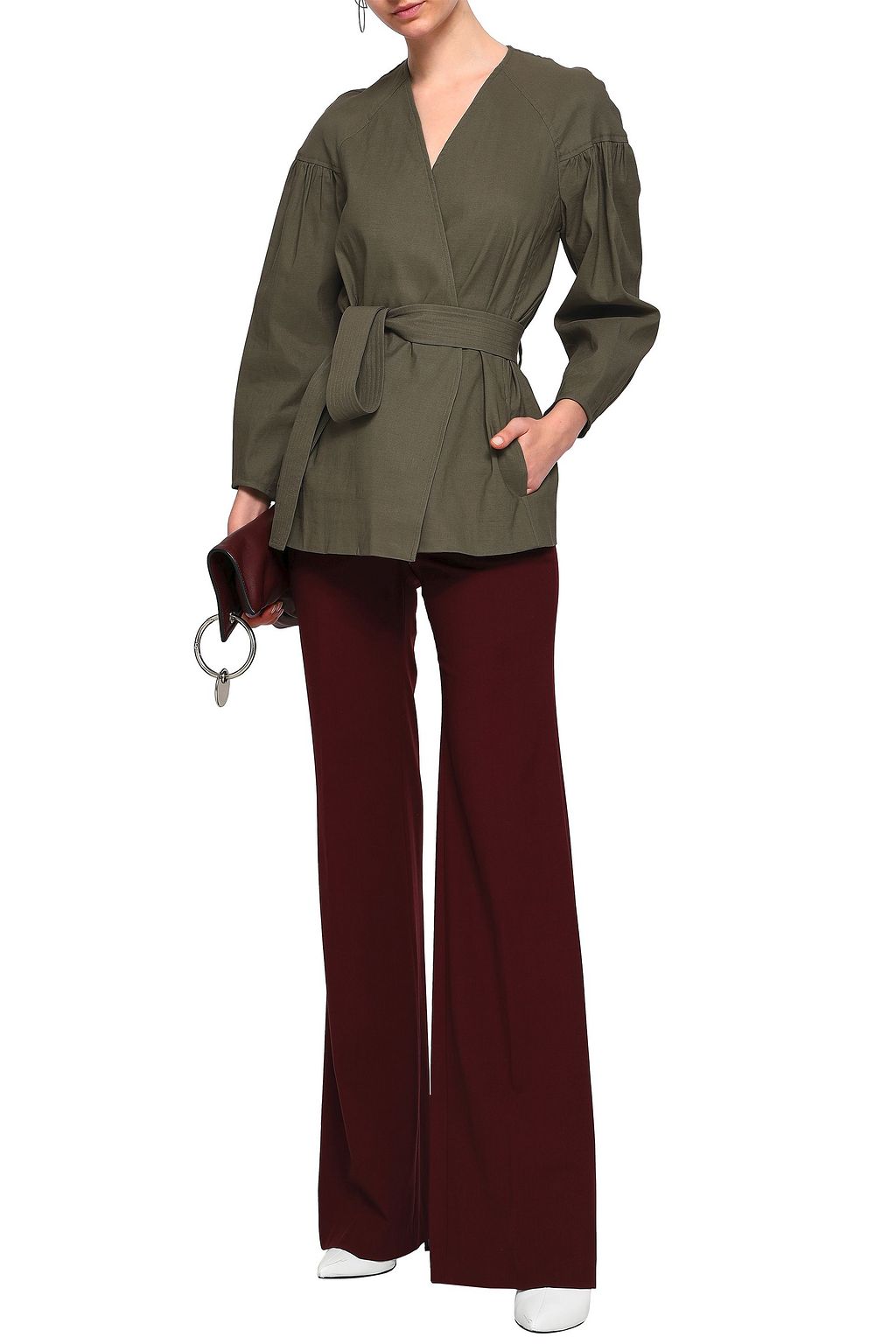 A.L.C. Kendrick belted linen-blend jacket