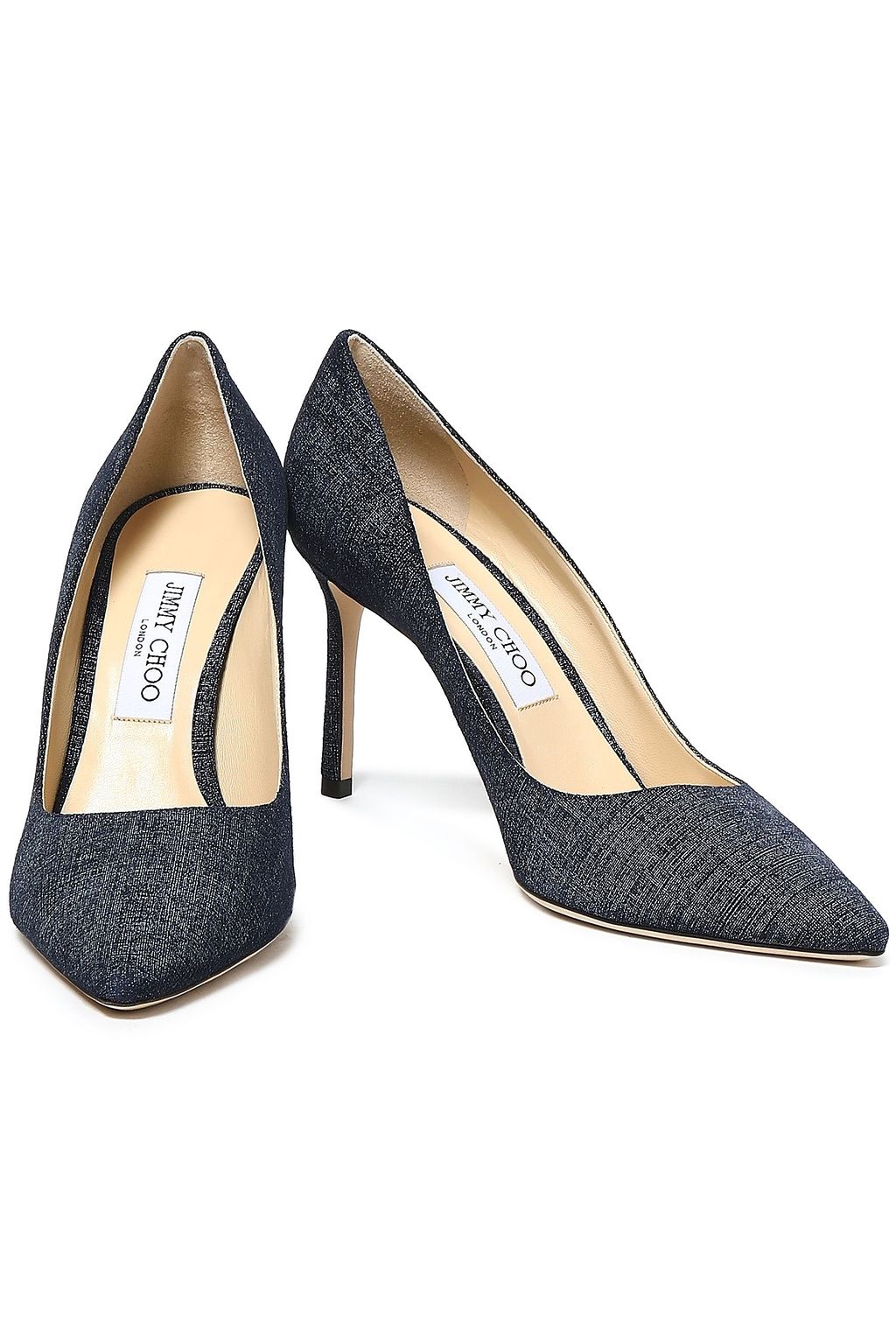 JIMMY CHOO Romy denim pumps