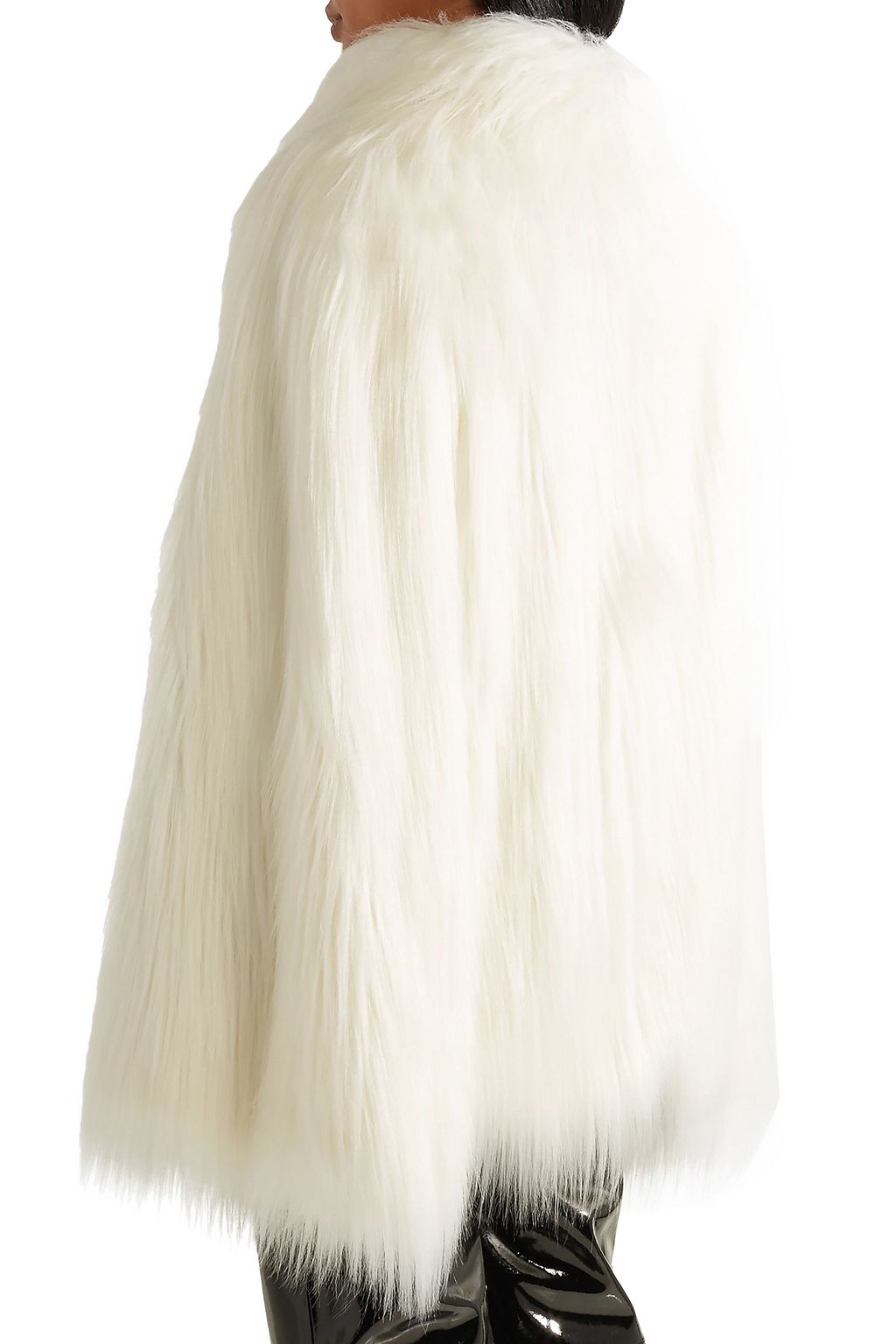 HOUSE OF FLUFF Convertible faux fur coat