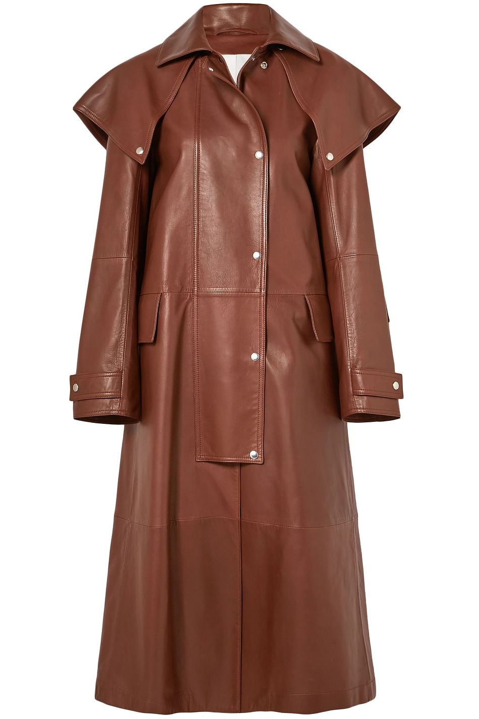 calvin klein brown coat