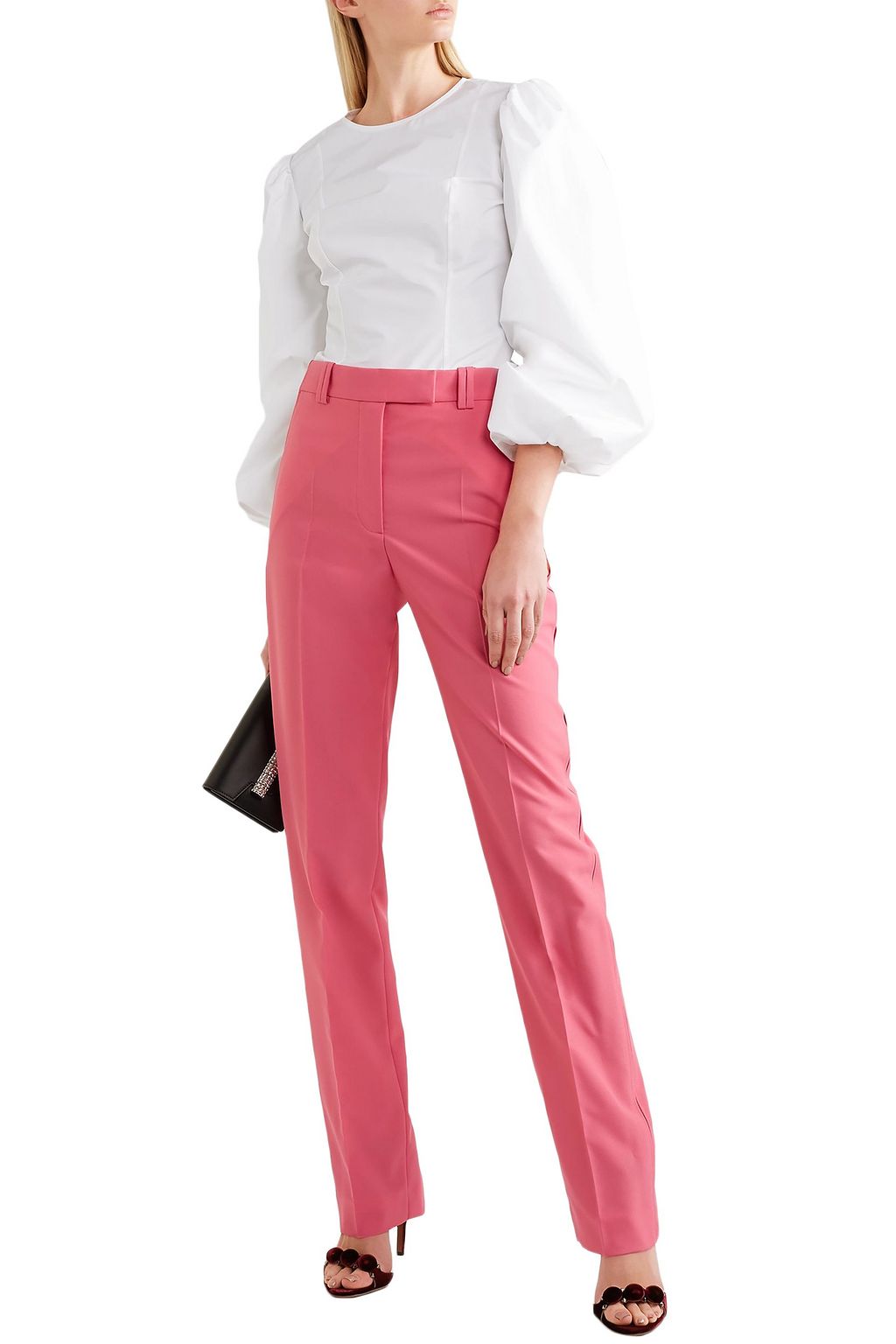 CALVIN KLEIN 205W39NYC Cotton-poplin blouse