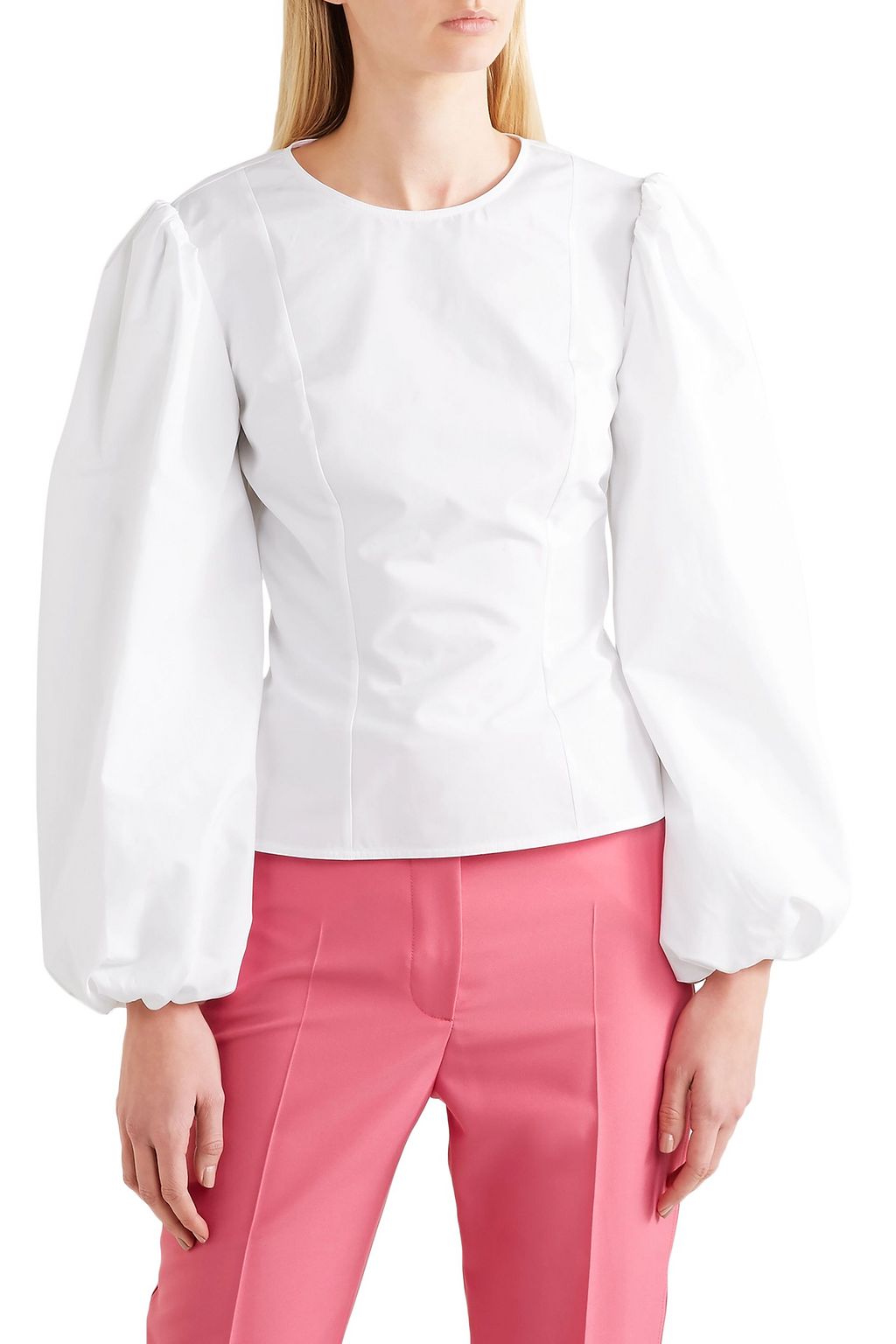 CALVIN KLEIN 205W39NYC Cotton-poplin blouse