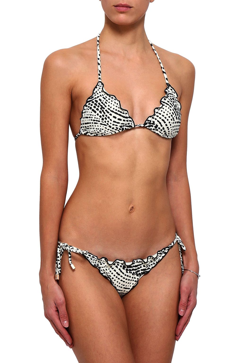 VIX PAULA HERMANNY Printed low-rise bikini briefs