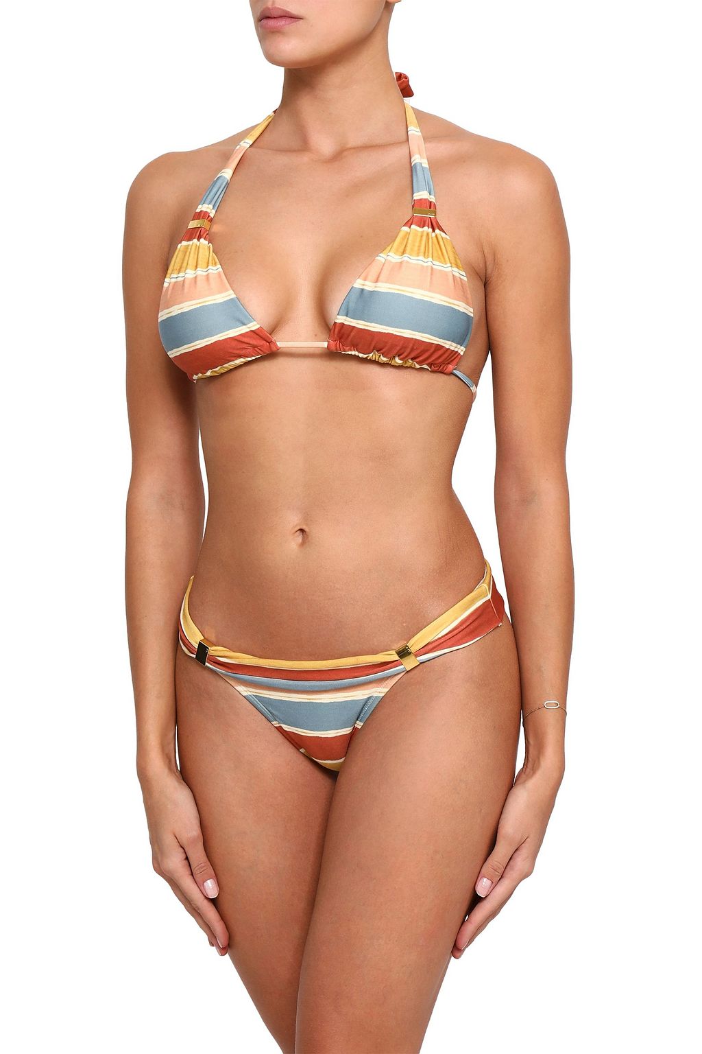 VIX PAULA HERMANNY Margarita striped bikini briefs