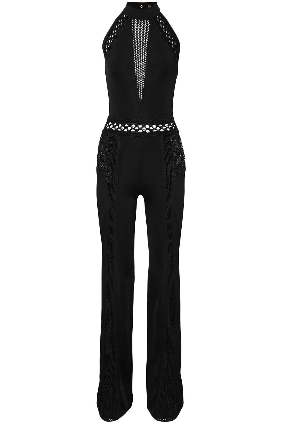 balmain black jumpsuit
