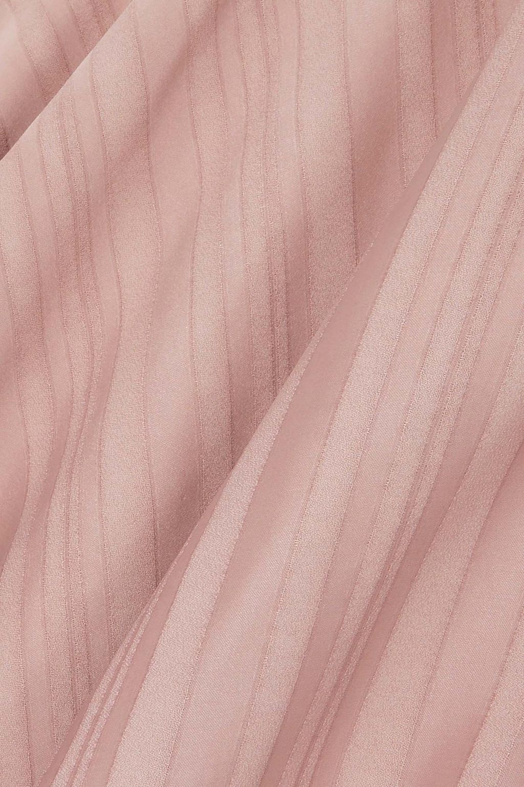 SID NEIGUM Asymmetric striped satin-jacquard midi skirt