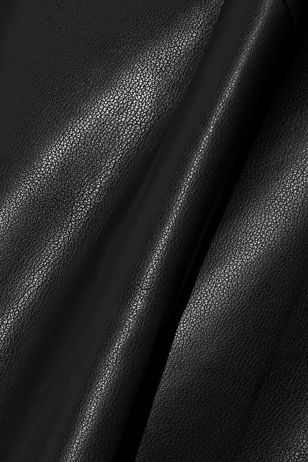 GOEN.J Faux leather top
