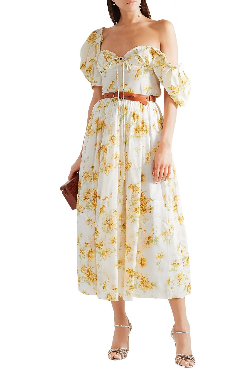 BROCK COLLECTION Trixie floral-print cotton and silk-blend voile top