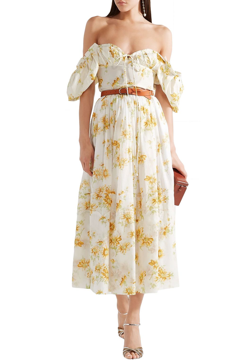 BROCK COLLECTION Trixie floral-print cotton and silk-blend voile top