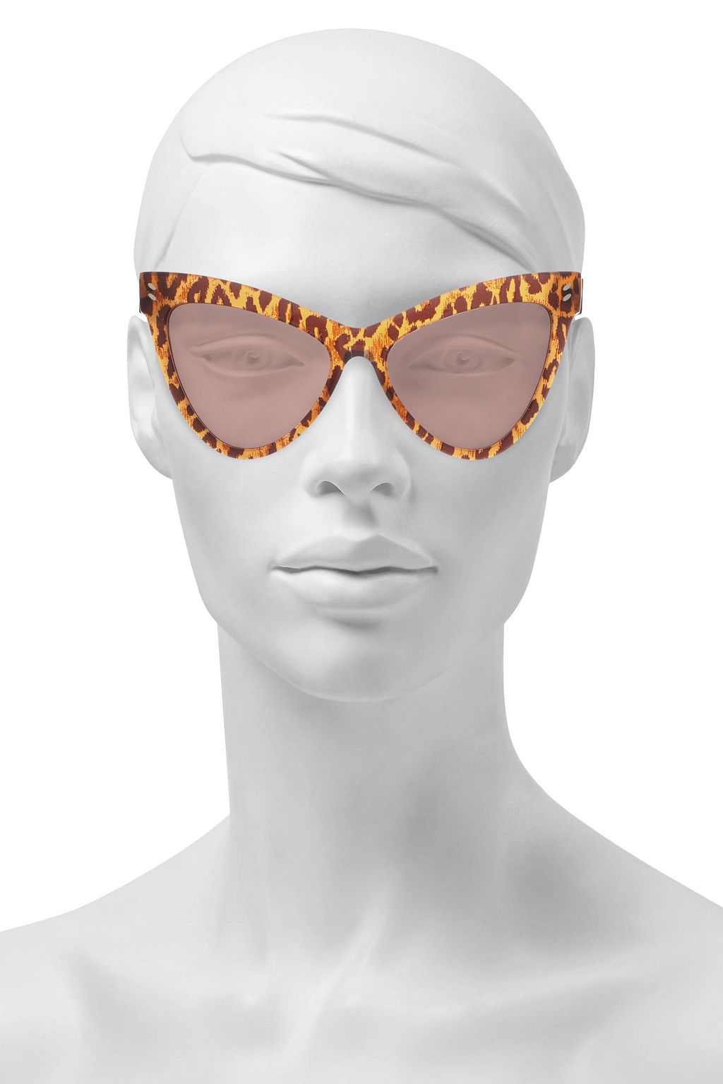 STELLA MCCARTNEY Cateye leopardprint acetate sunglasses Sale up to