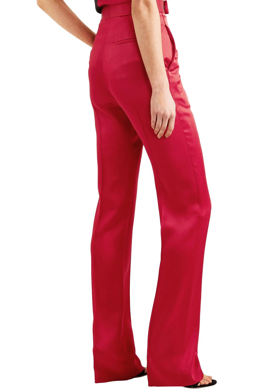 HAIDER ACKERMANN Crepe-satin straight-leg pants