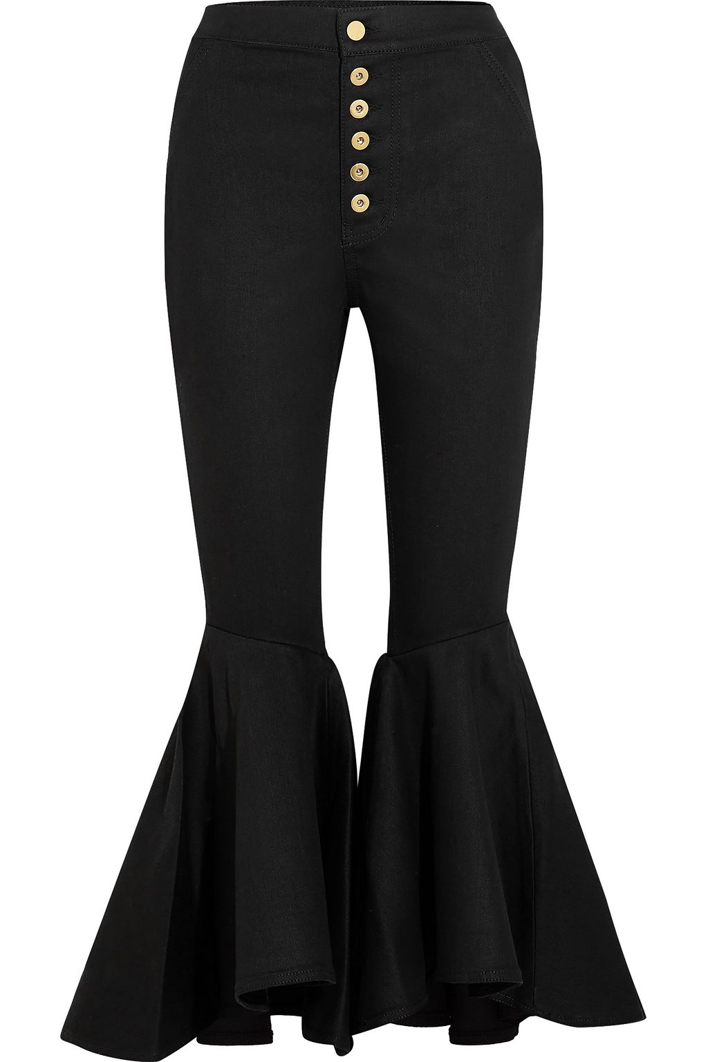 high rise flared pants