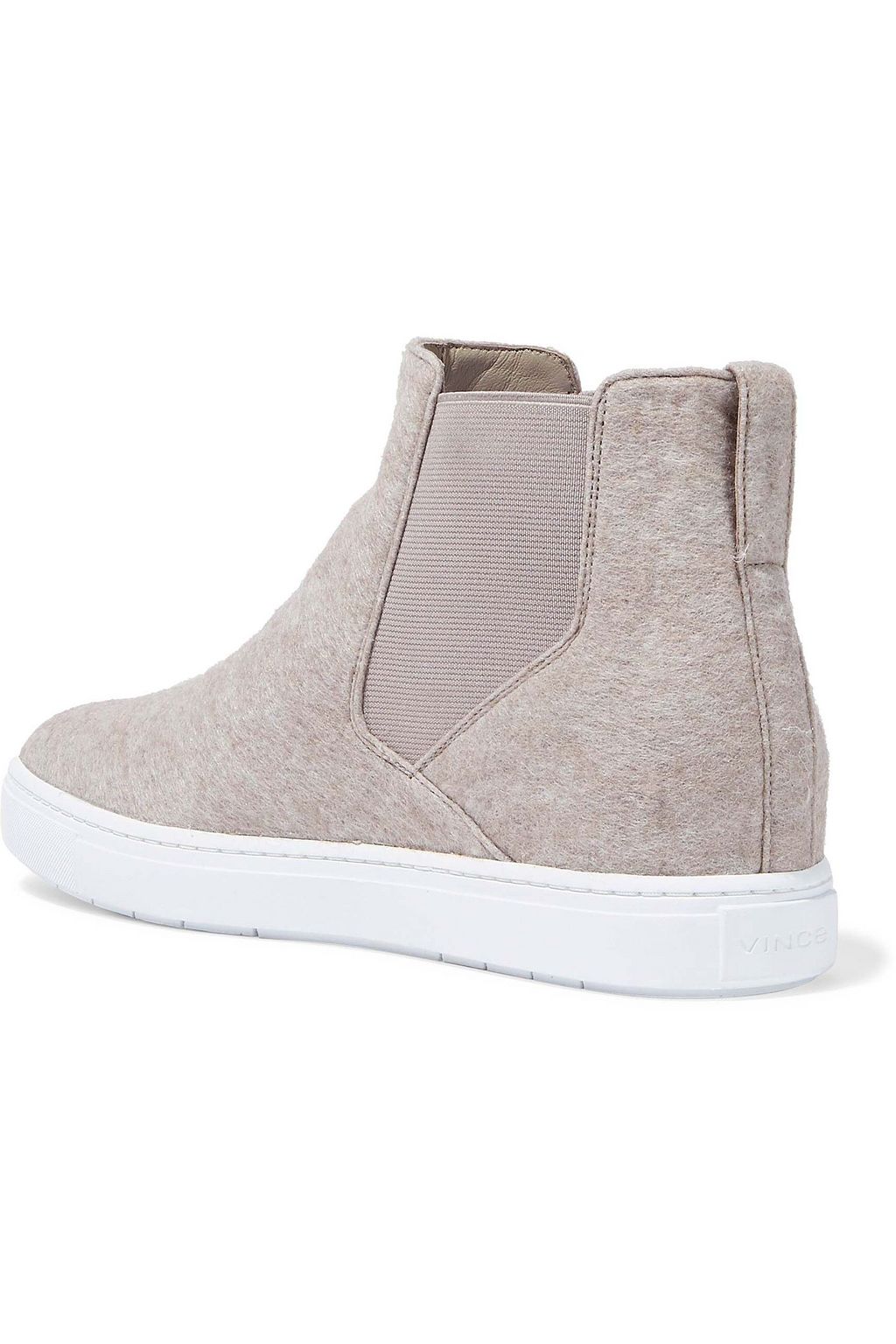 VINCE. Newlyn wool-blend felt slip-on sneakers