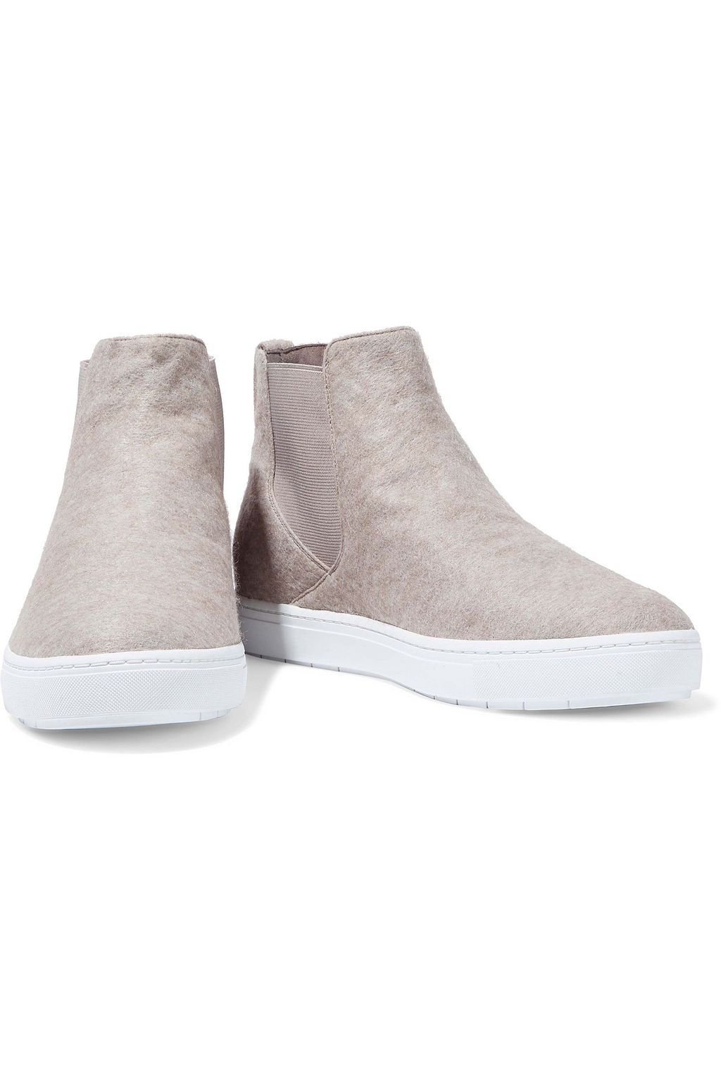 VINCE. Newlyn wool-blend felt slip-on sneakers