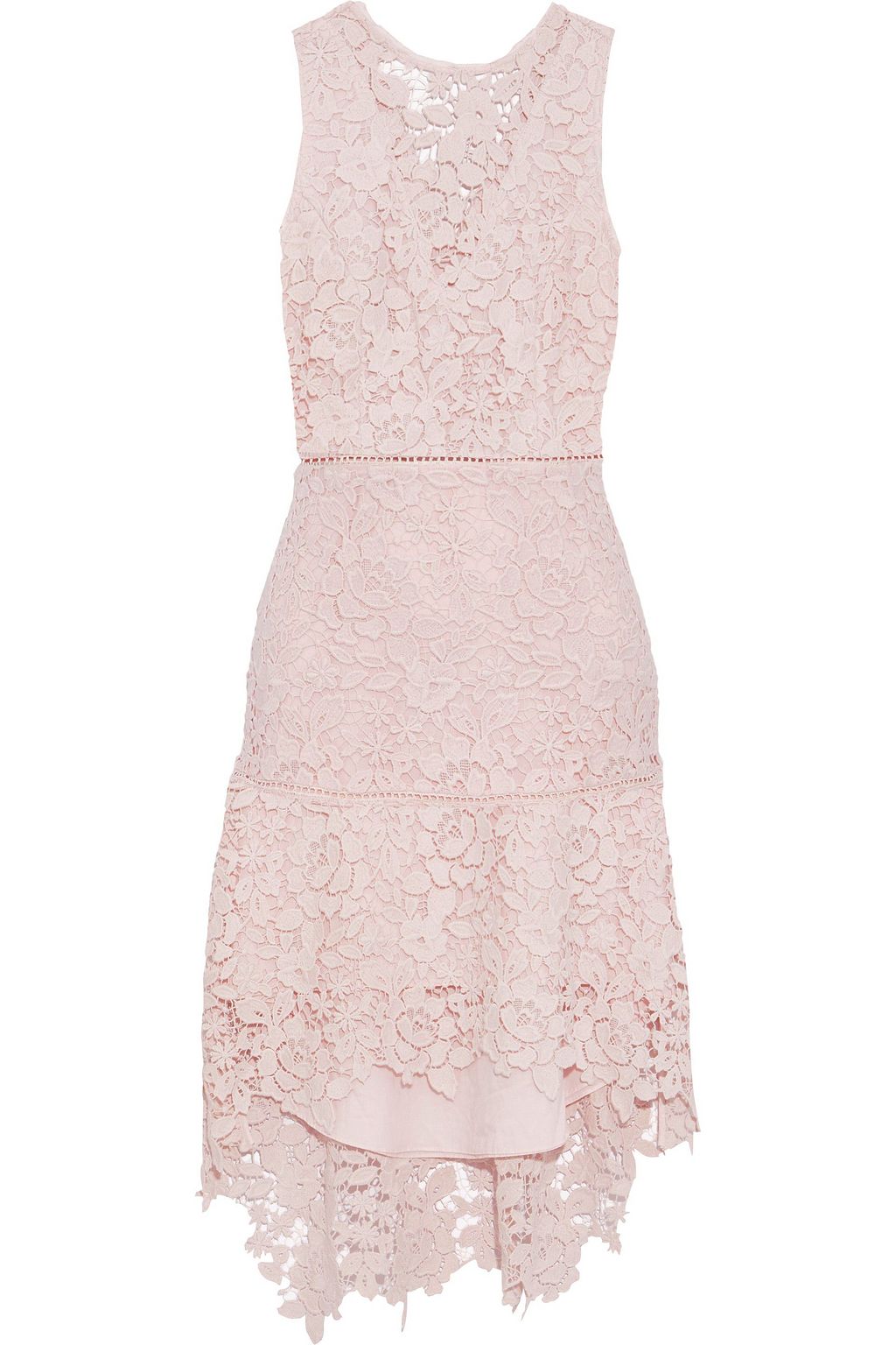 guipure lace mini dress