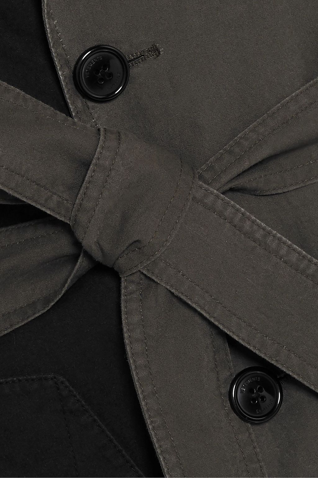 VETEMENTS Reversible two-tone woven trench coat