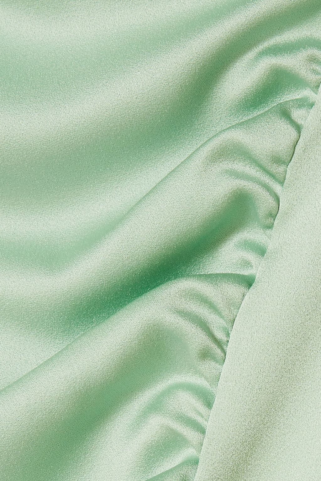 PETER PILOTTO Ruched satin midi skirt