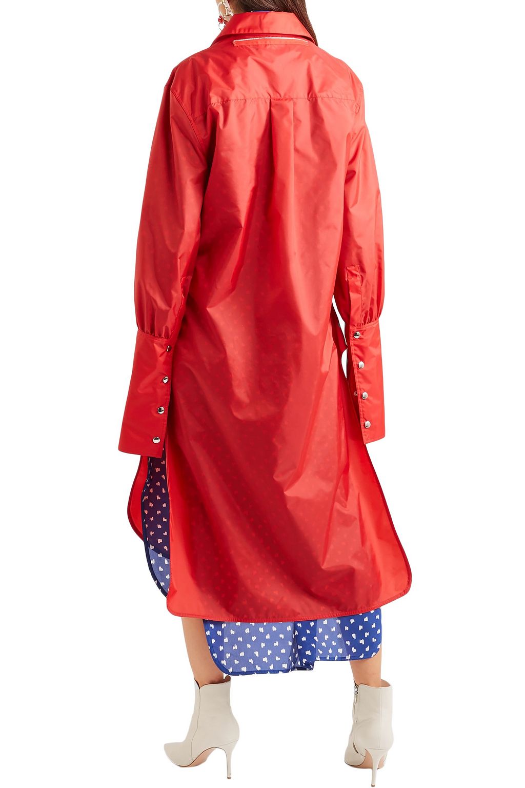 MARNI Oversized hooded shell raincoat