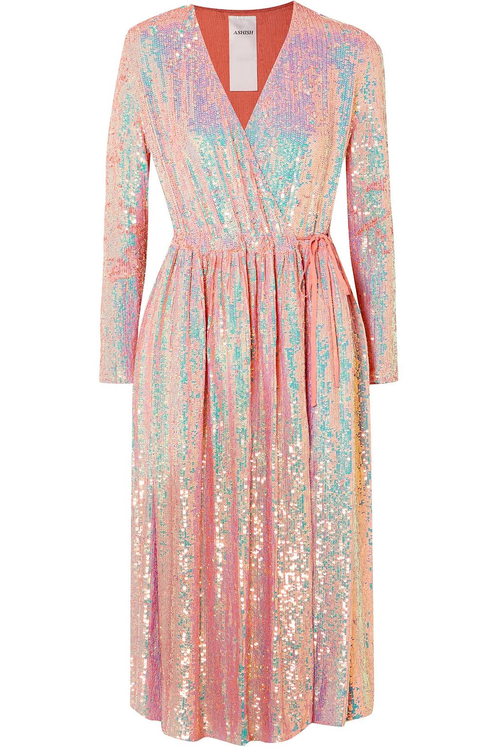 georgette wrap dress