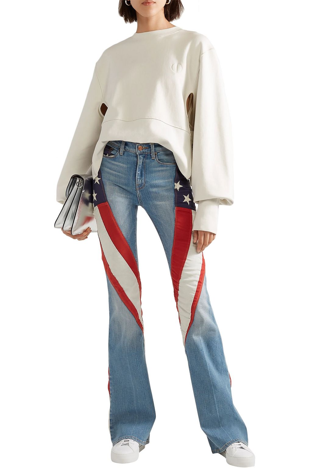 TRE BY NATALIE RATABESI French cotton-terry sweatshirt