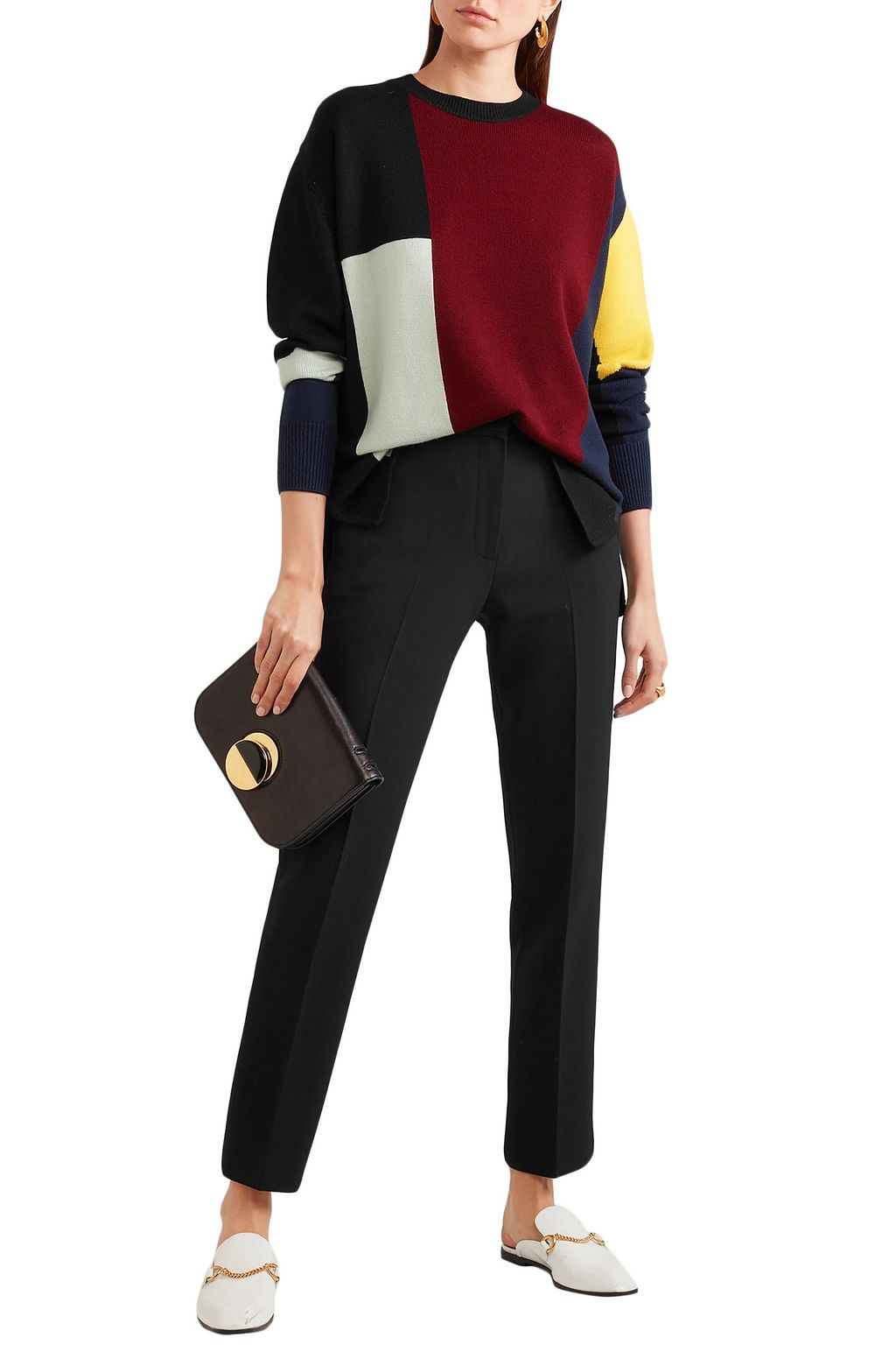 VICTORIA, VICTORIA BECKHAM Woven straight-leg pants