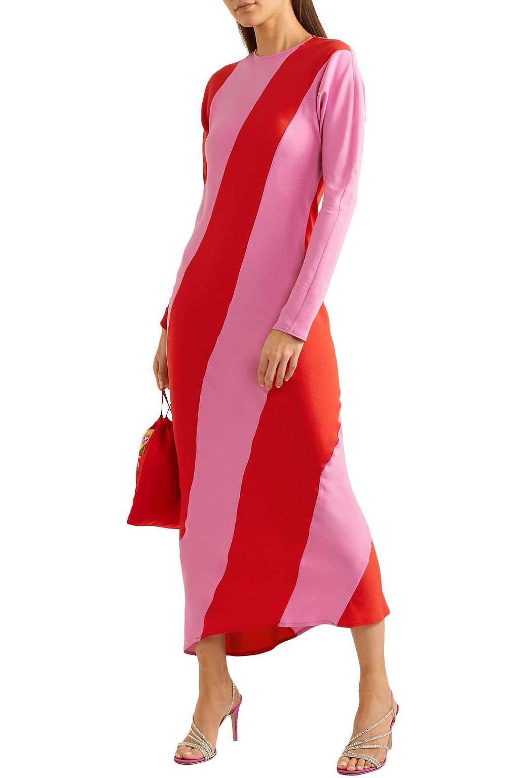 attico striped dress