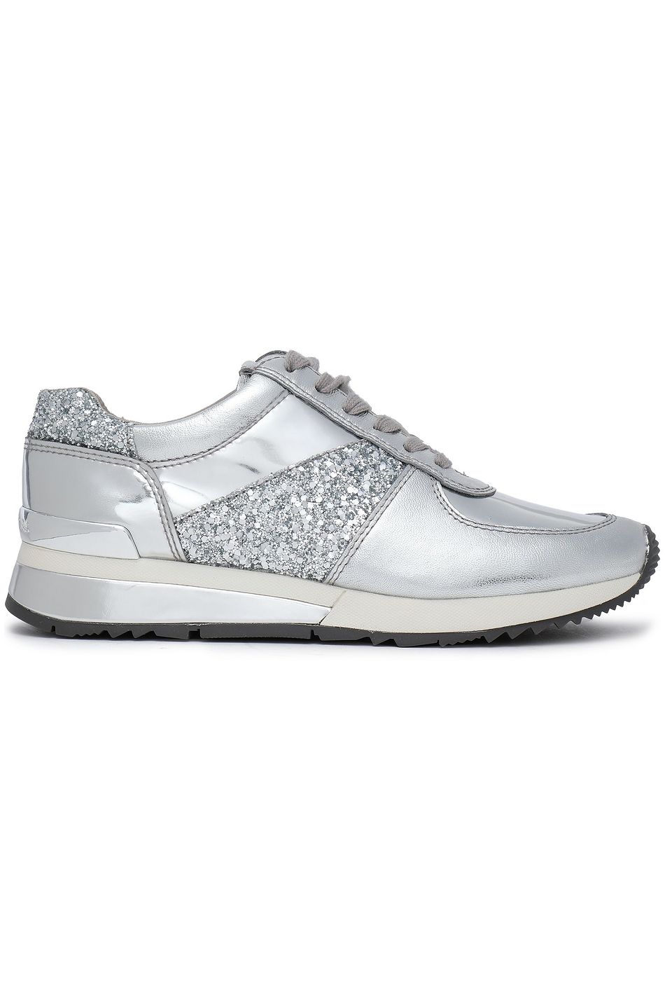 silver michael kors sneakers