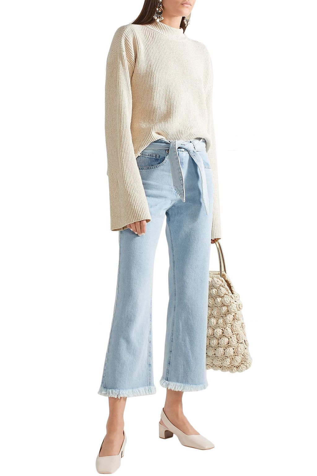 nanushka pyramid jeans