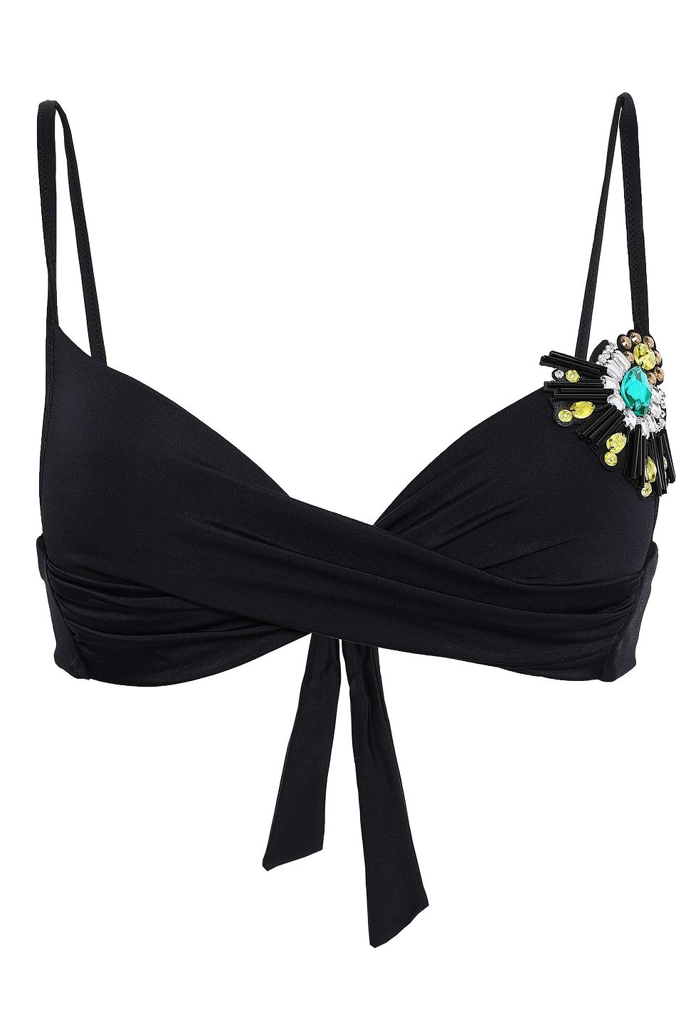 black versace bikini