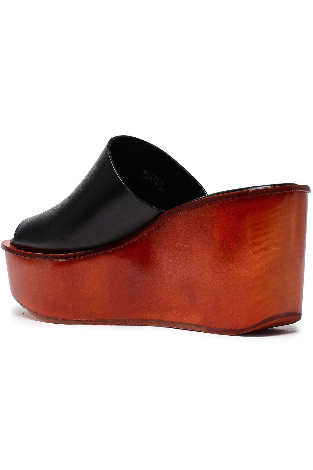 MICHAEL KORS COLLECTION Leather wedge mules