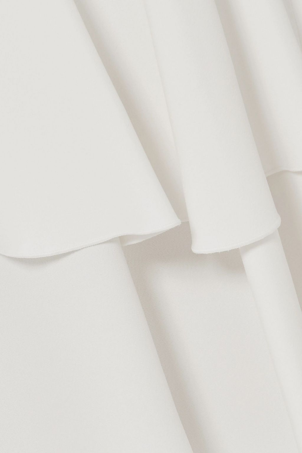 GIAMBATTISTA VALLI Ruffled crepe midi skirt