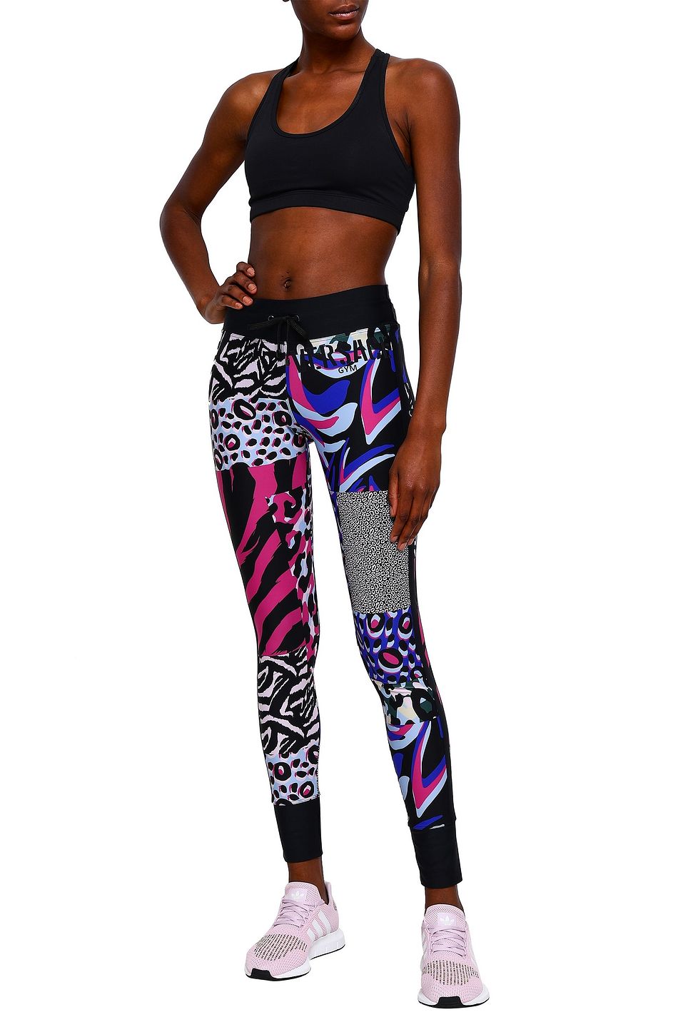 versace sports bra and leggings