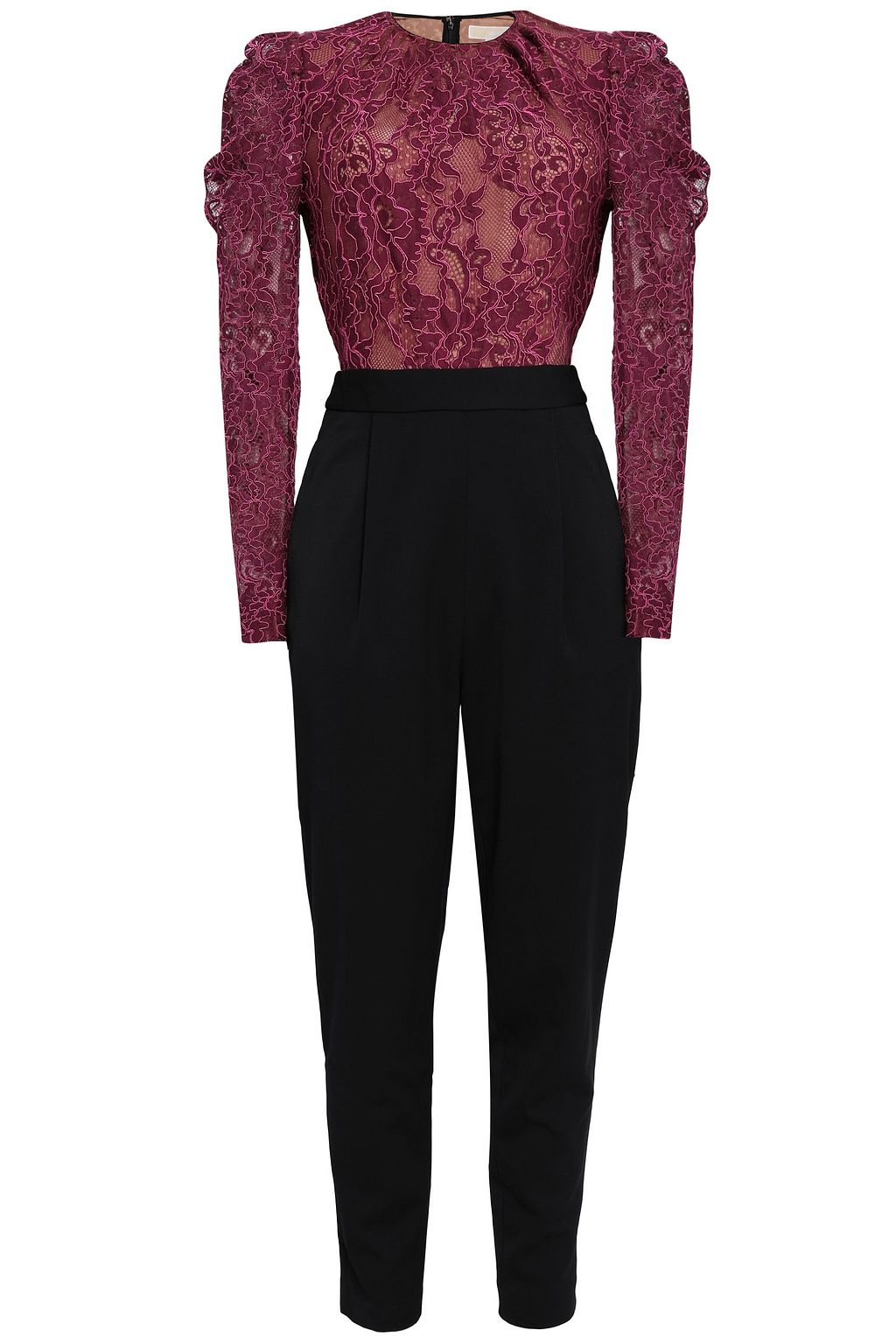 michael kors lace sleeve jumpsuit