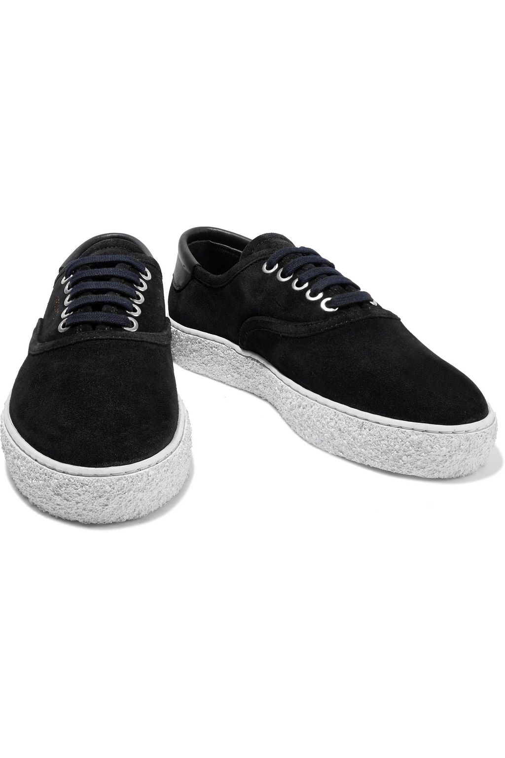 AXEL ARIGATO Leather-trimmed suede sneakers