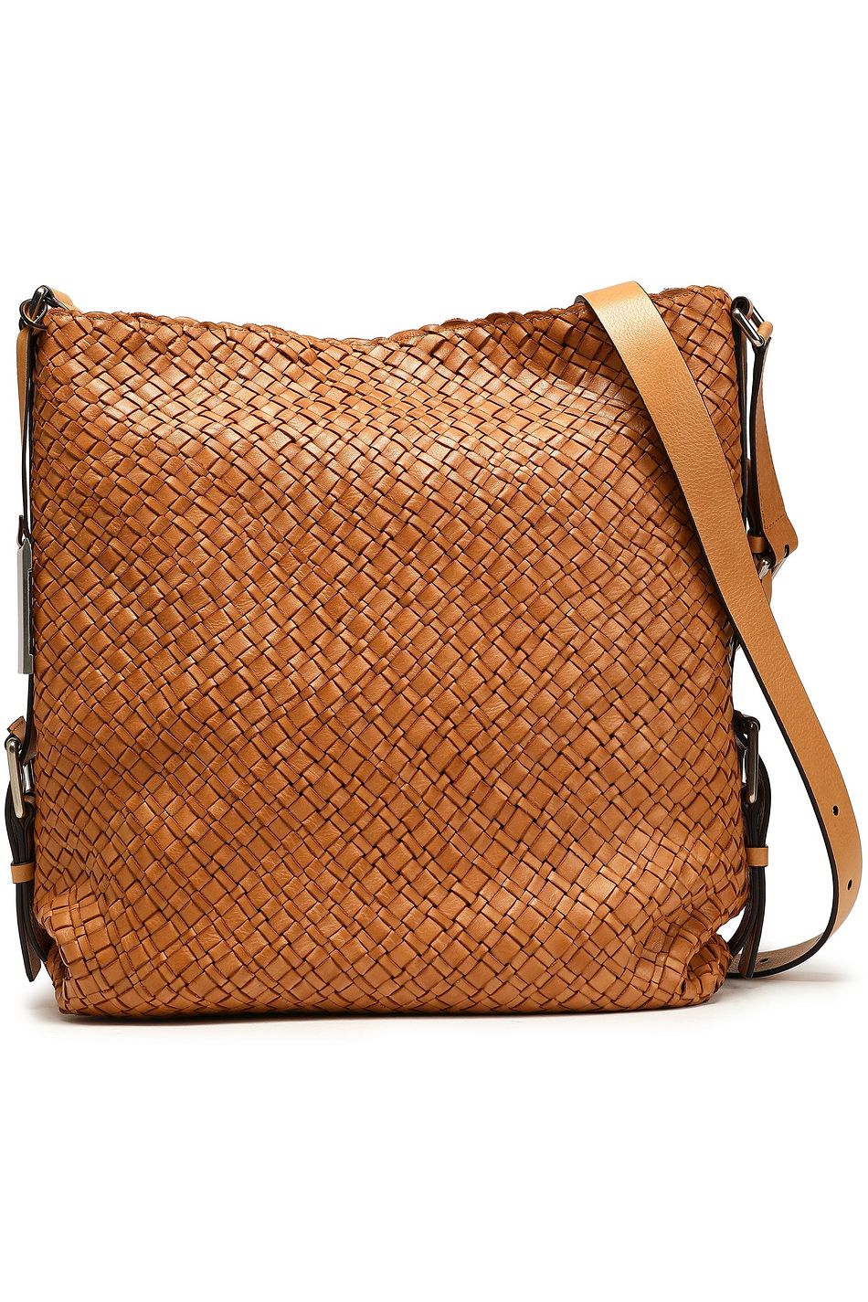 michael kors woven leather bag