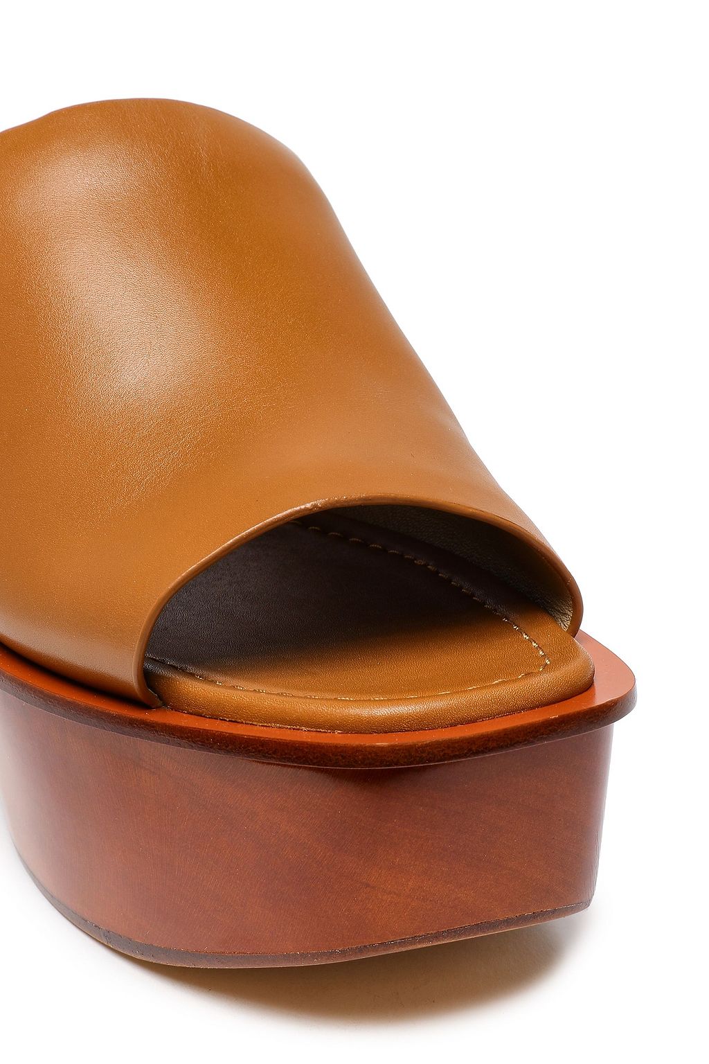 MICHAEL KORS COLLECTION Leather wedge mules