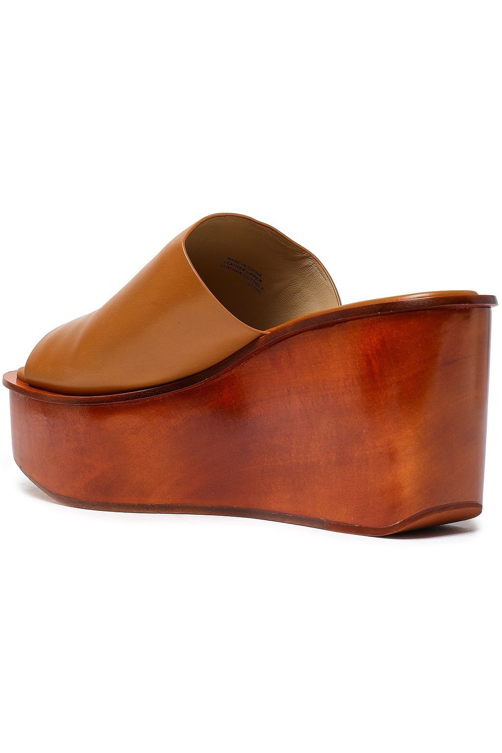 MICHAEL KORS COLLECTION Leather wedge mules