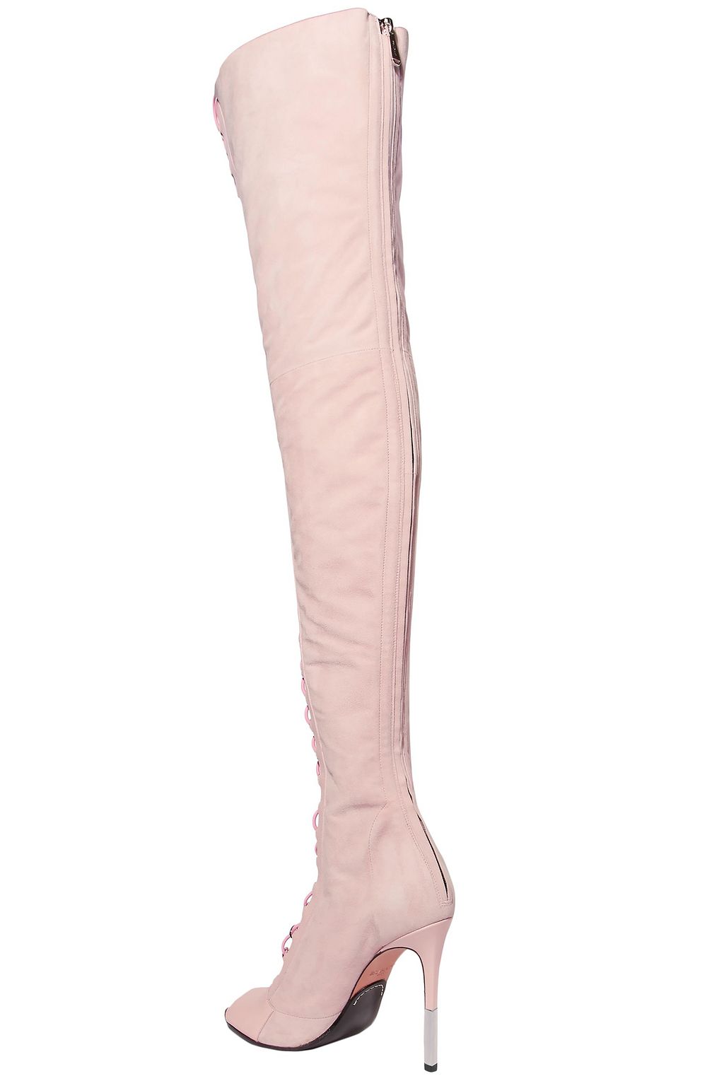 balmain boots pink