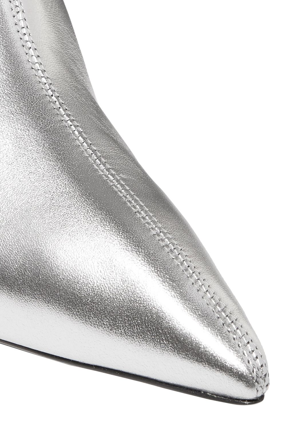 PAUL ANDREW Mangold metallic leather ankle boots