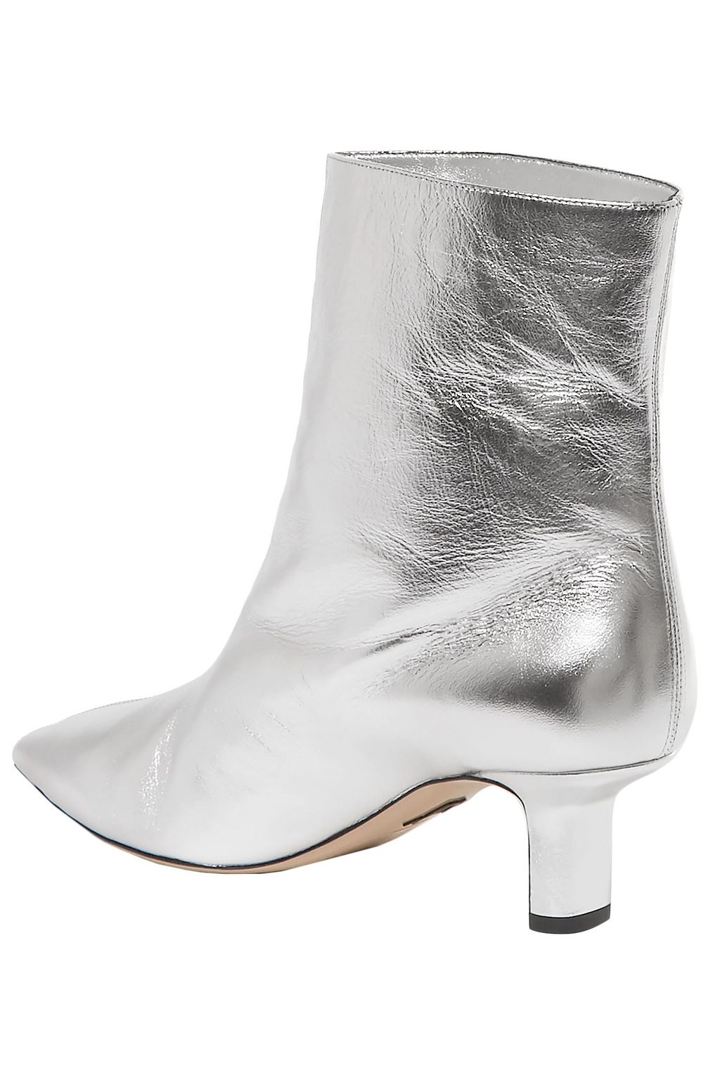 PAUL ANDREW Mangold metallic leather ankle boots