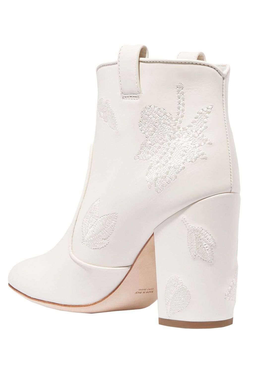 LAURENCE DACADE Pete embroidered leather ankle boots