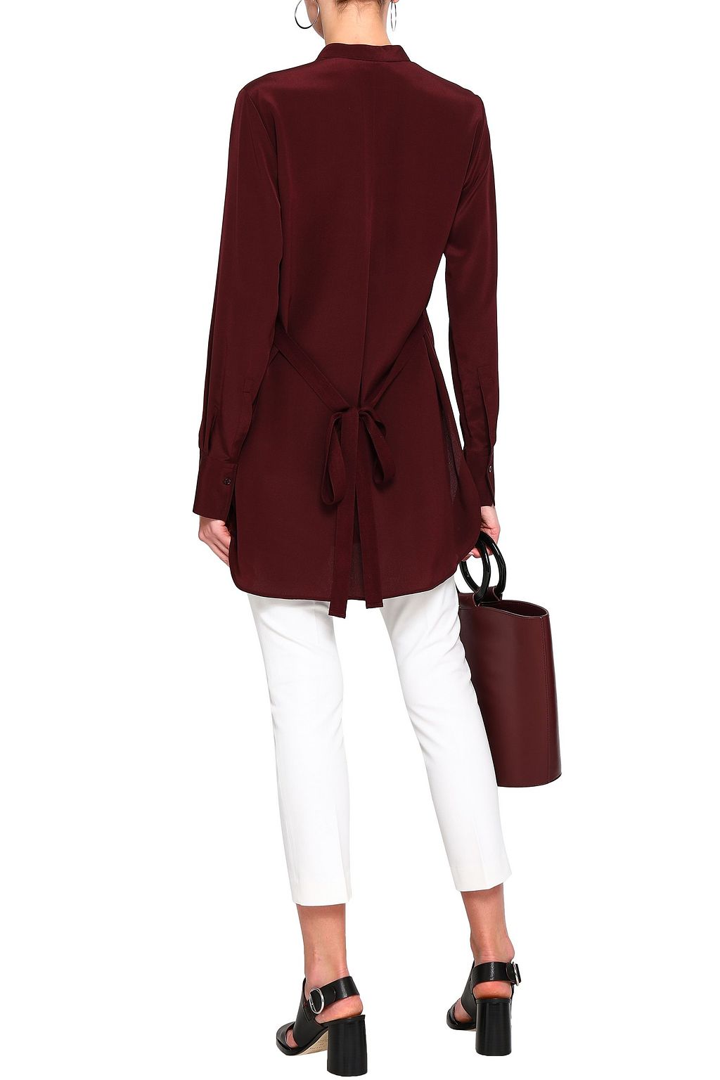 JOSEPH Silk crepe de chine tunic