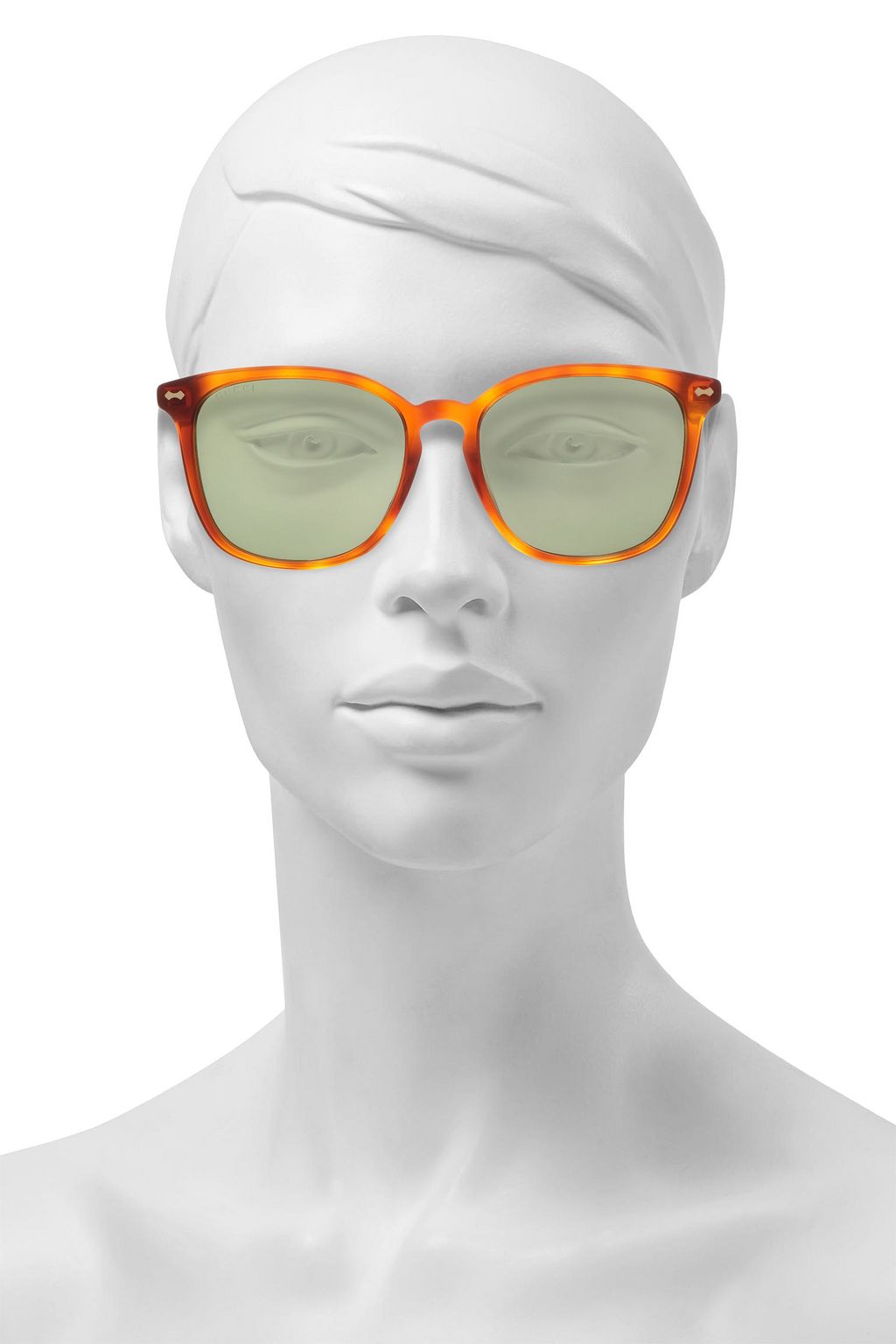 GUCCI D-frame tortoiseshell acetate sunglasses