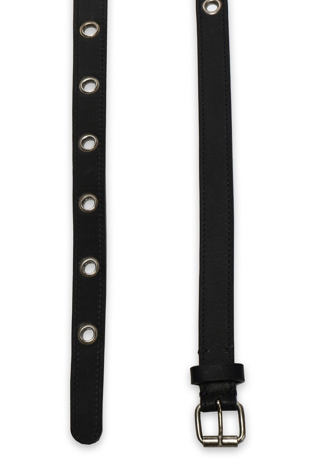 ANN DEMEULEMEESTER Eyelet-embellished leather belt