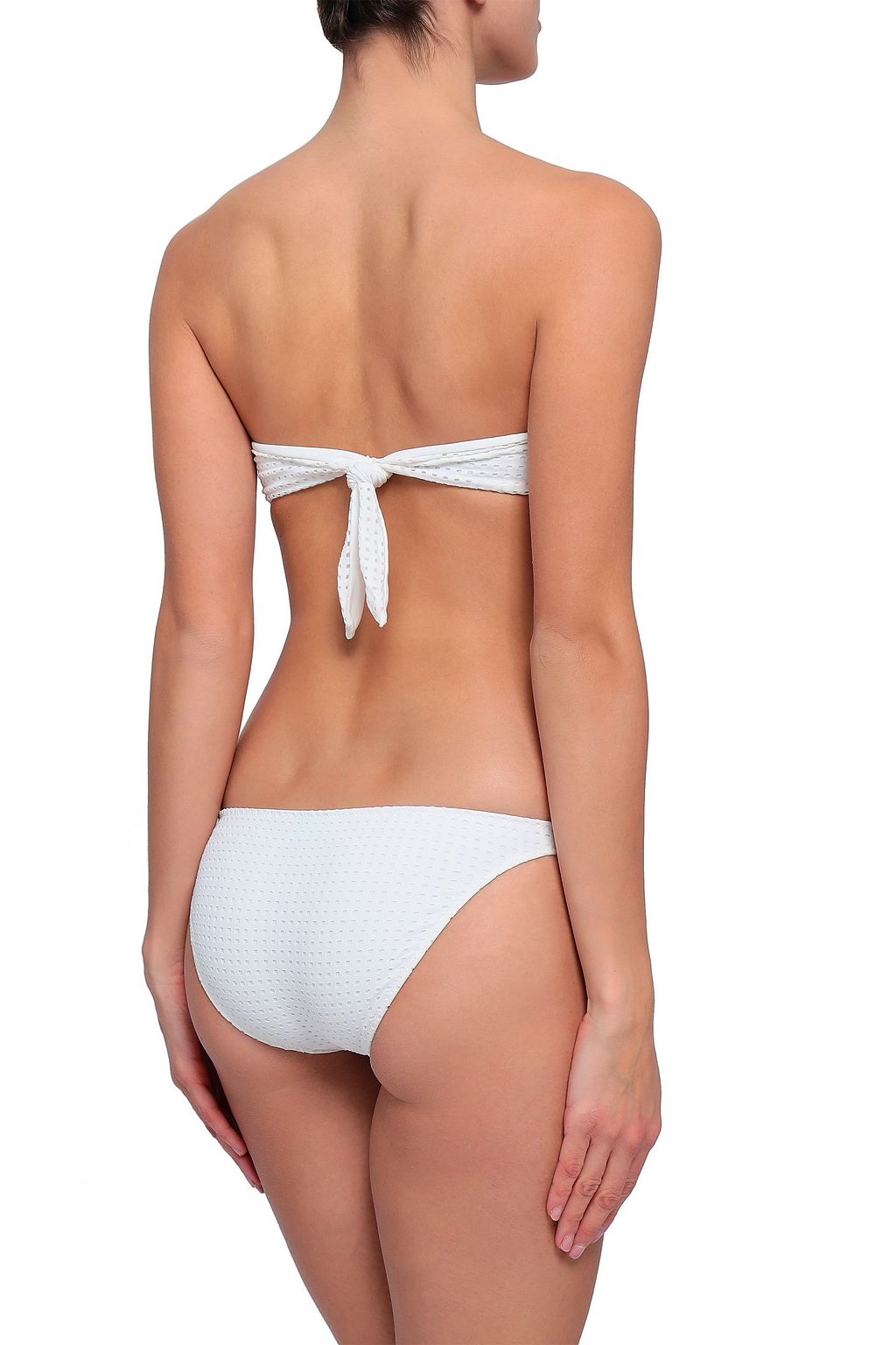 MELISSA ODABASH Aruba perforated low-rise bikini briefs