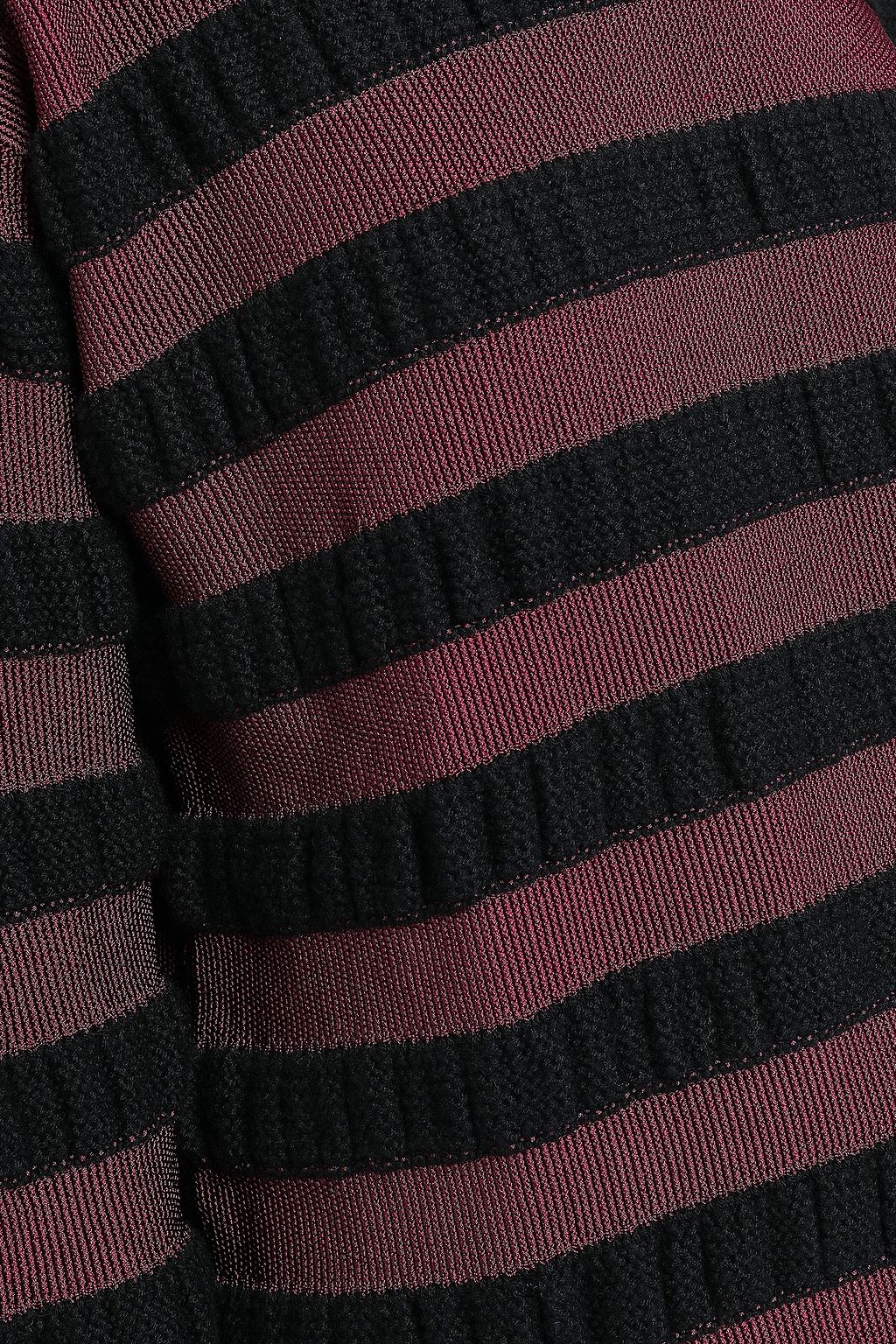 MICHAEL MICHAEL KORS Striped merino wool-blend sweater