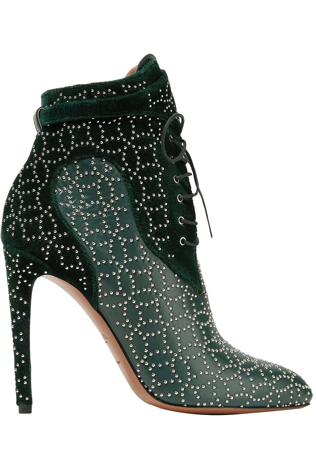 alaia studded ankle boots